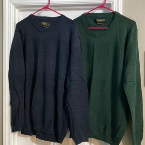 Men’s Jack and Jones Cotton Sweaters XL pkg of 2